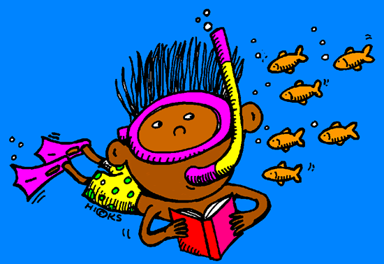 underwater reader