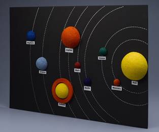 Solar system scale model project
